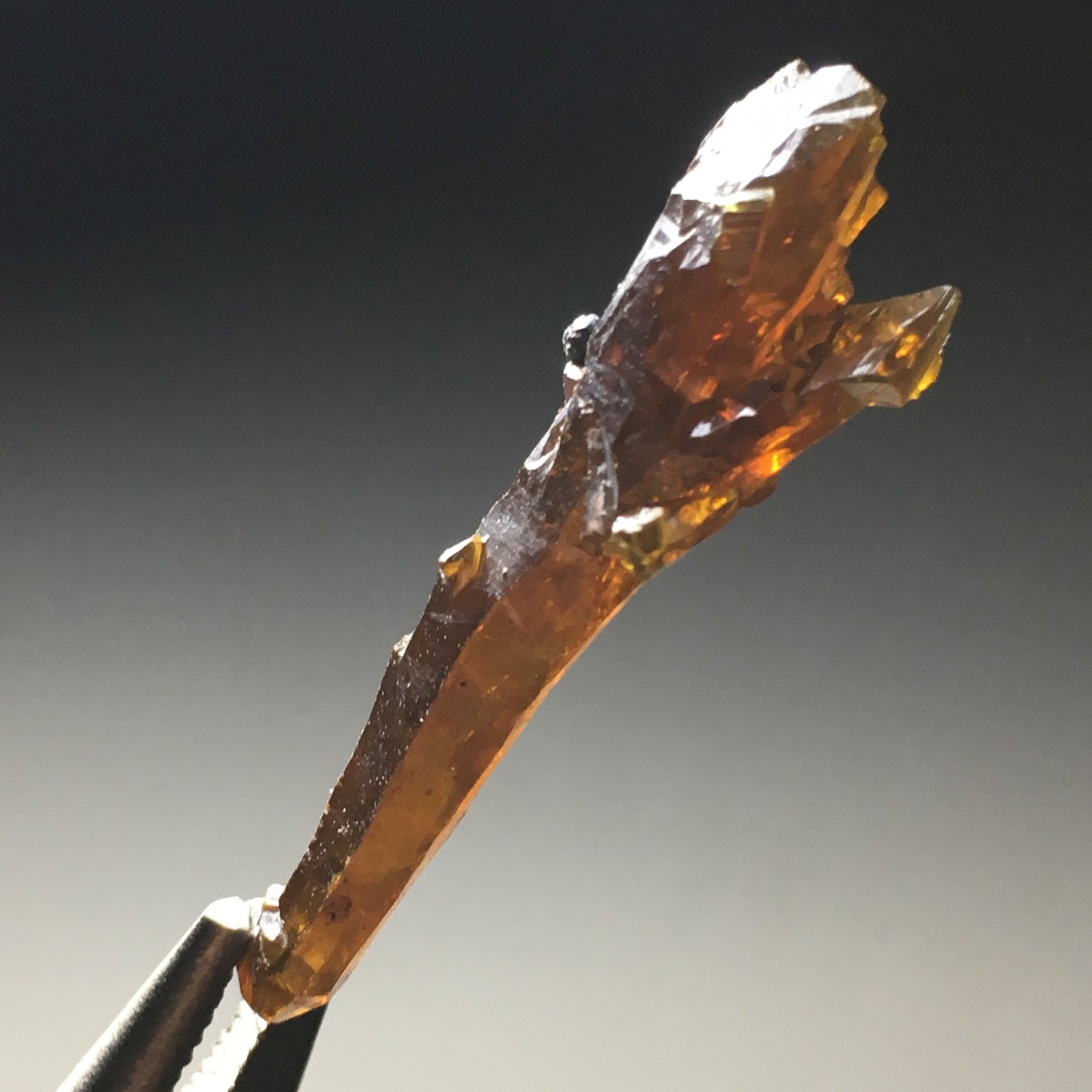 1 3/8" Orange Terminated Zincite Crystal 3.9g