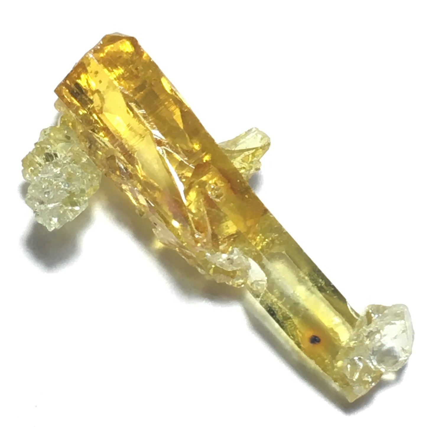 Yellow Orange Zincite Crystal