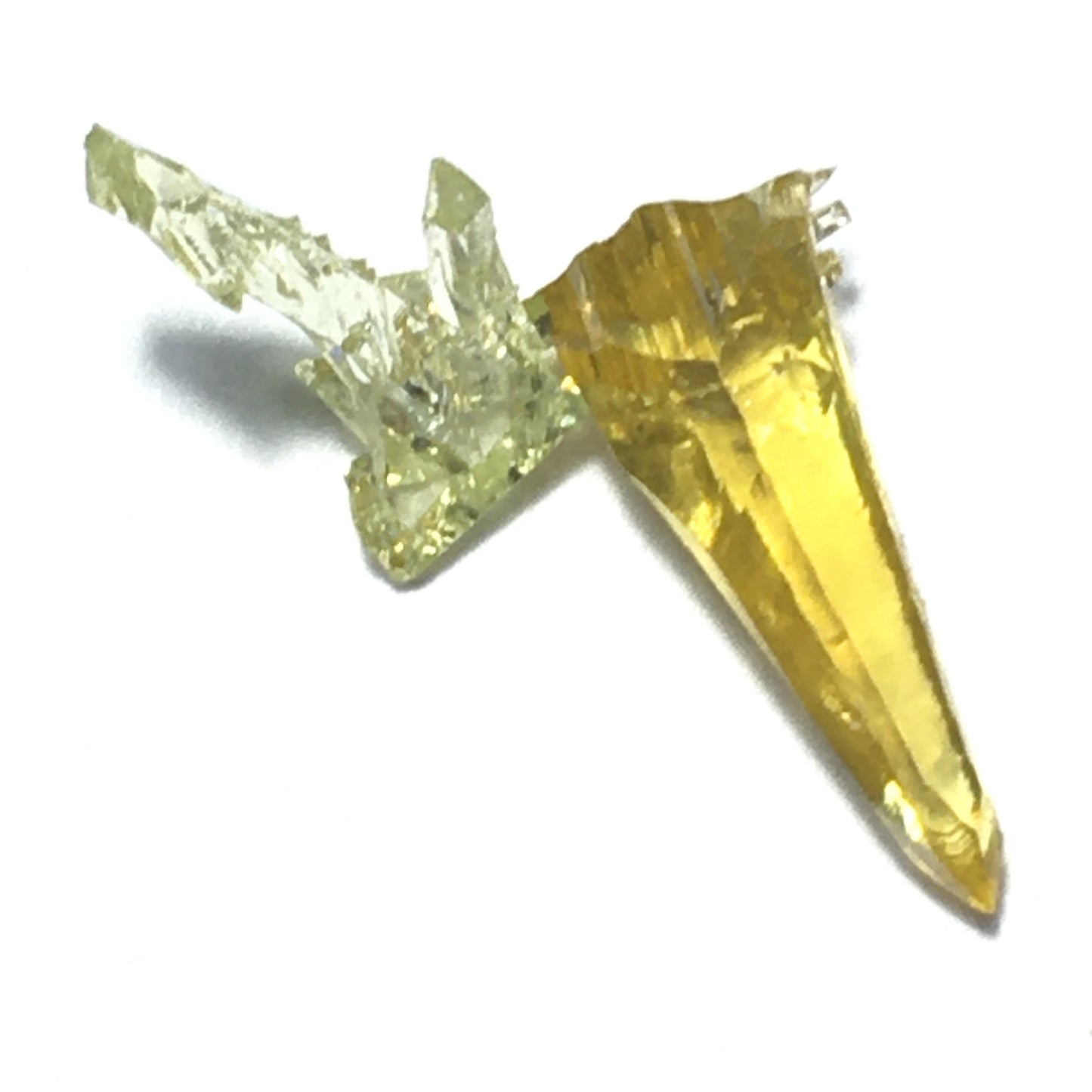 AAA Vibrant Bright Yellow Zincite Crystal Point
