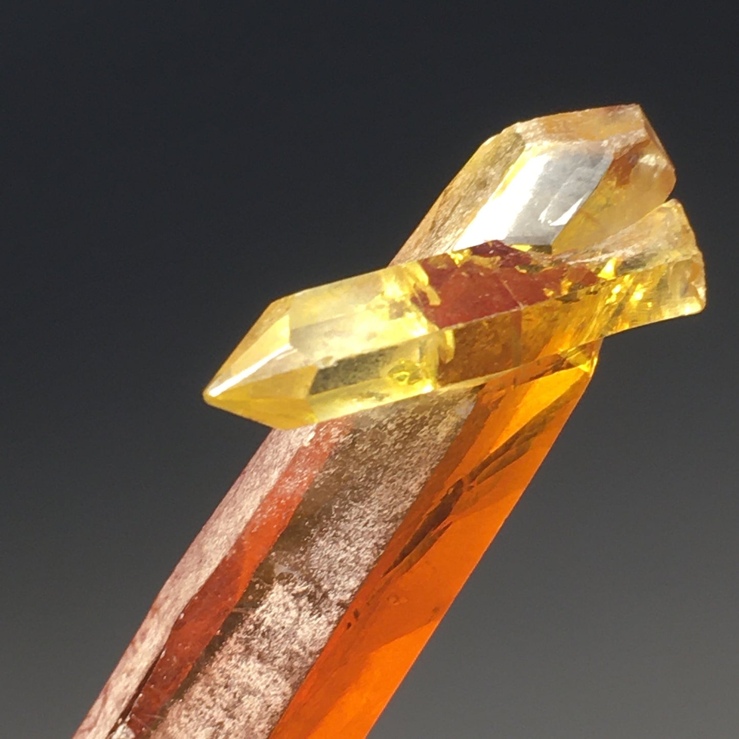 GIANT Orange and Yellow Multi Terminated Zincite Crystal Point