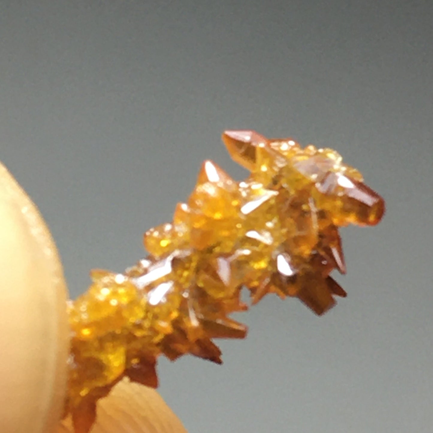 5.8 Gram Lot of Zincite Crystal Clusters (10 Crystals)