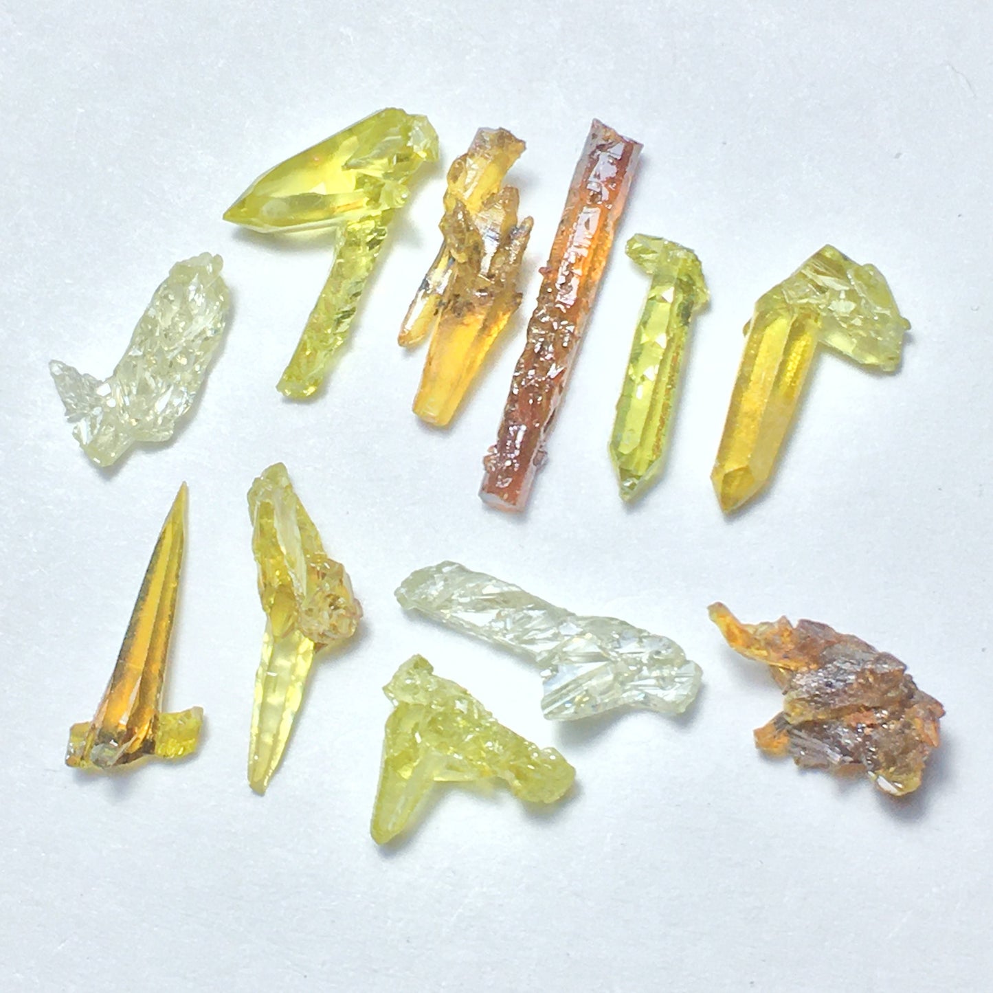 5 Grams Lot of Zincite Crystals (11 pc)