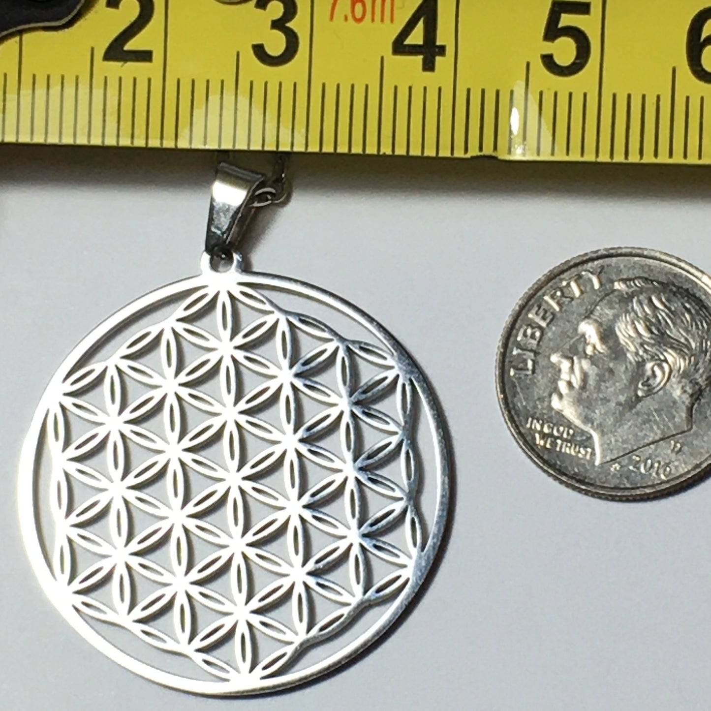 Detailed Flower of Life Pendant