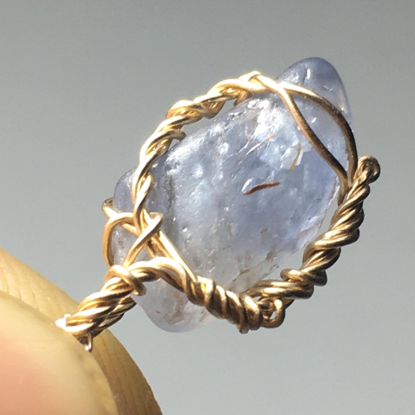 Blue Sapphire Pendant (natural unheated)