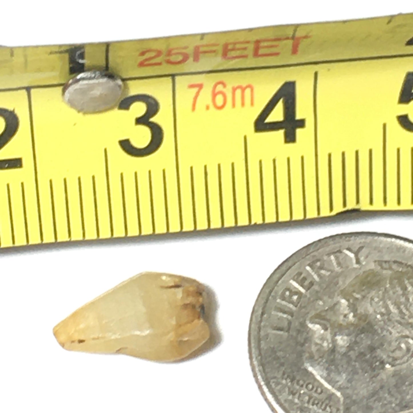 Yellow Sapphire Terminated Point 2.76 ct
