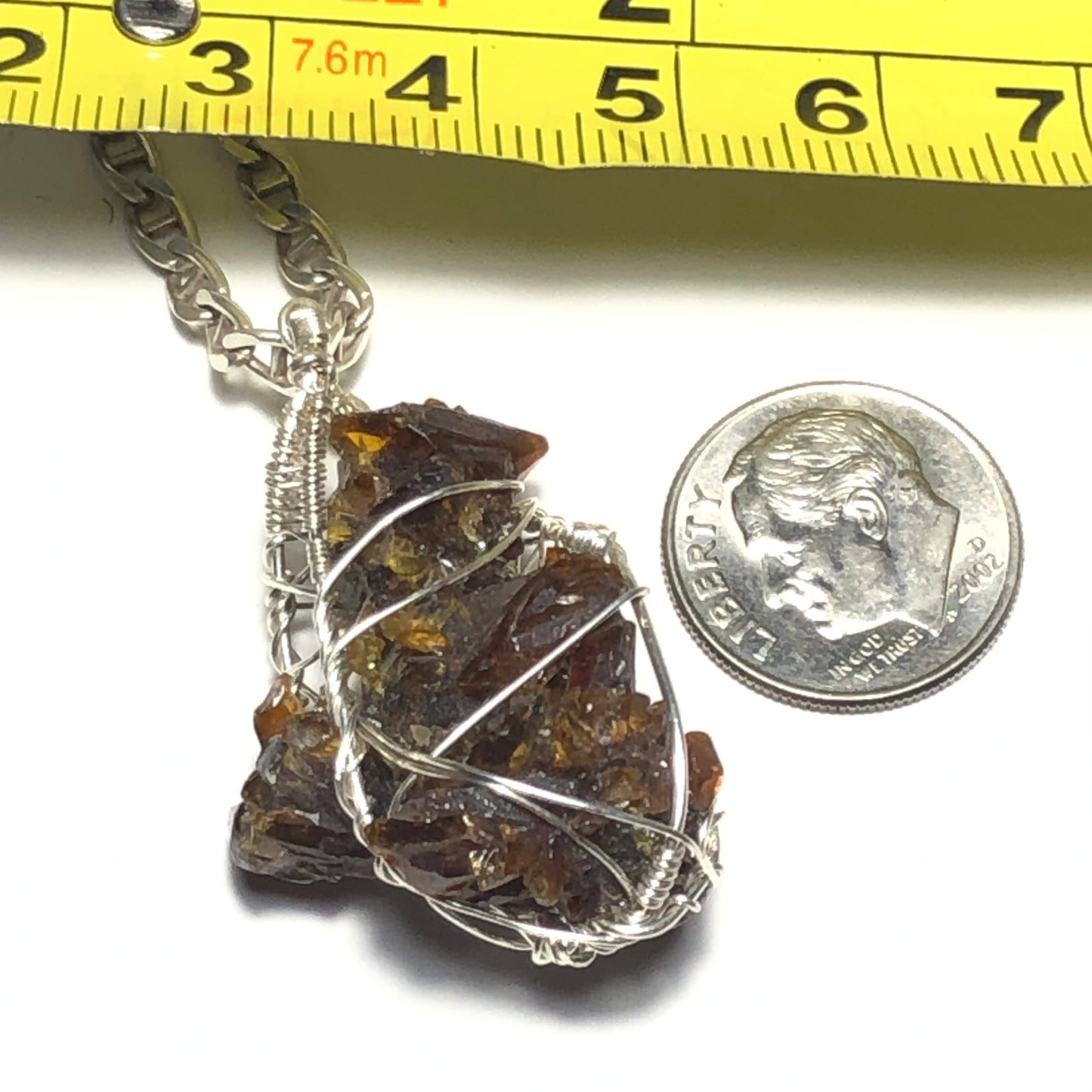 Big Red Zincite Cluster Pendant