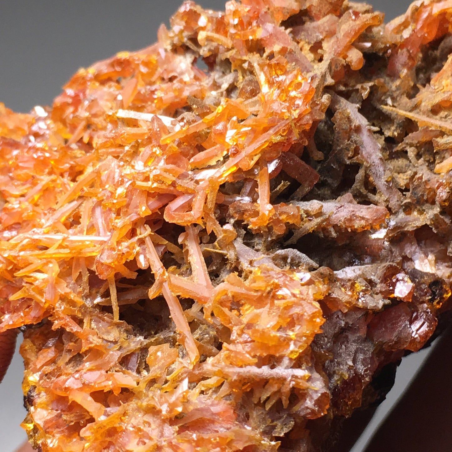 187g Big Red Zincite Cluster from Poland