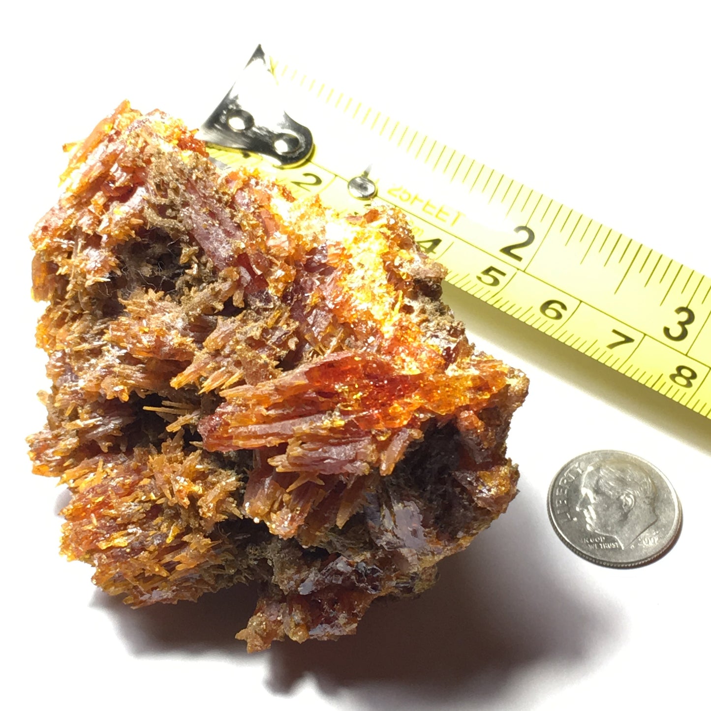 Gorgeous 212g Red Zincite Cluster from Poland