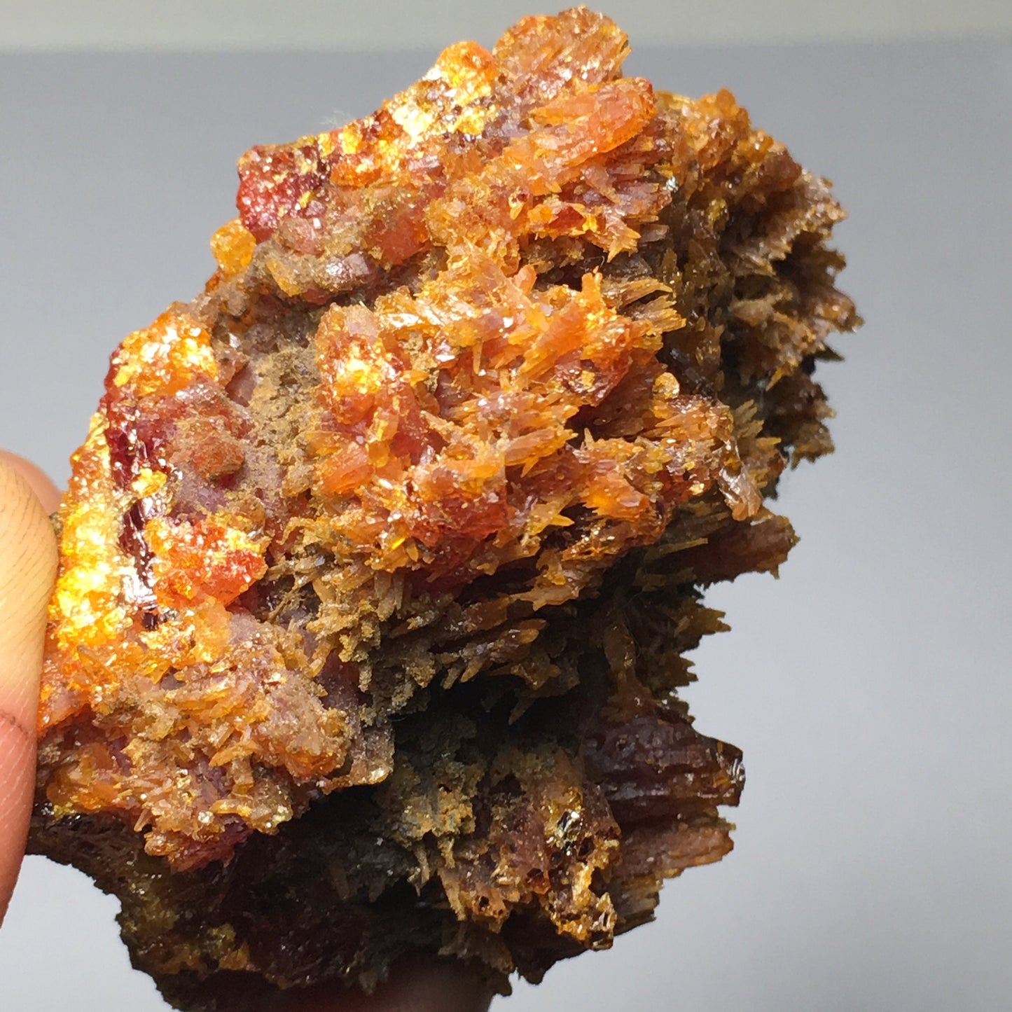 Gorgeous 212g Red Zincite Cluster from Poland