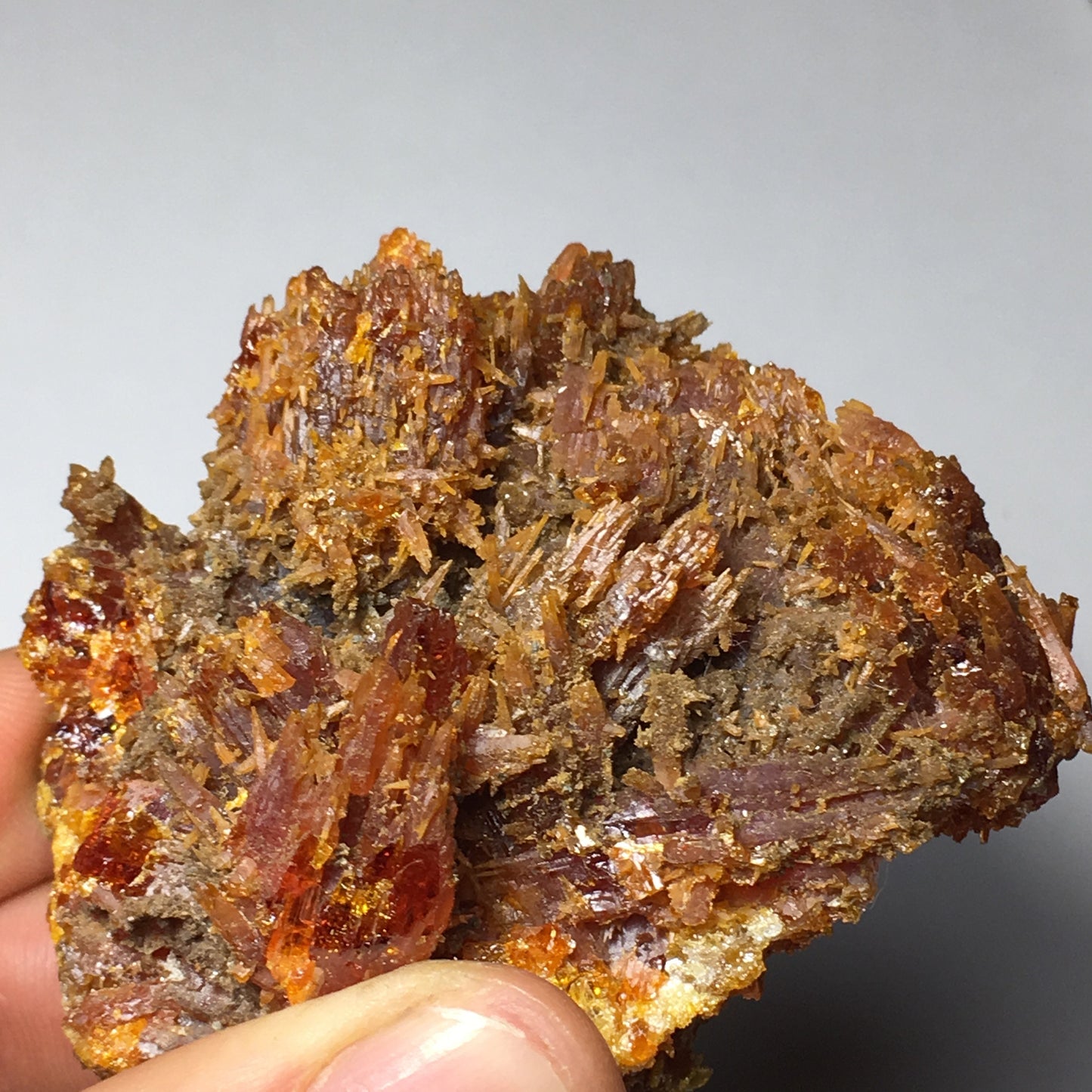 Gorgeous 212g Red Zincite Cluster from Poland