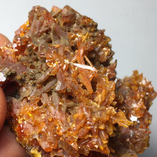 126g Red Zincite Cluster from Poland