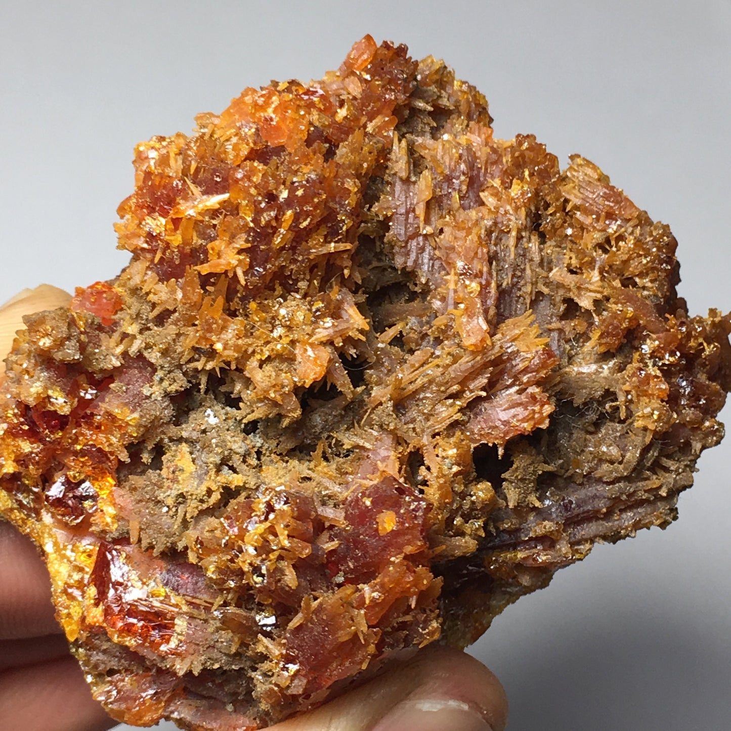 Gorgeous 212g Red Zincite Cluster from Poland