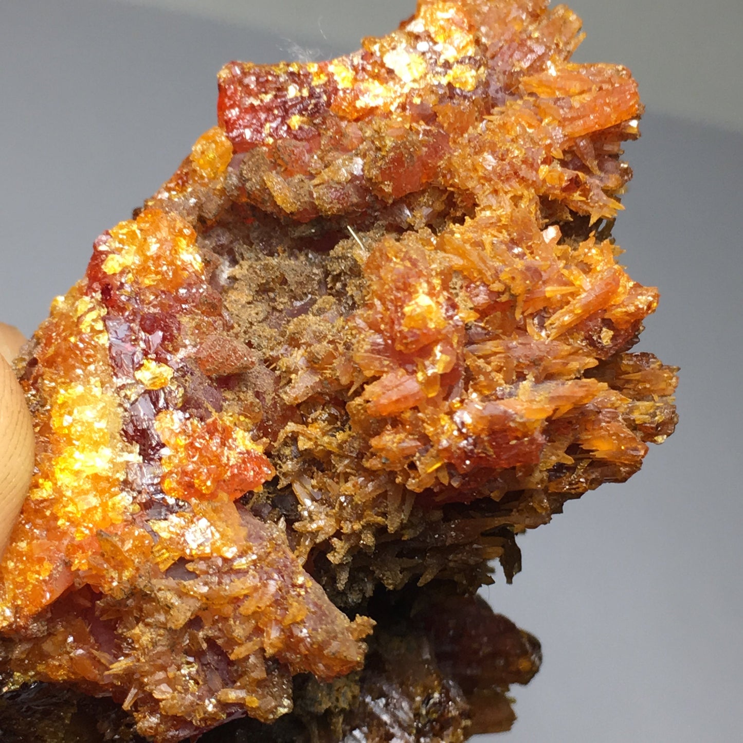 Gorgeous 212g Red Zincite Cluster from Poland
