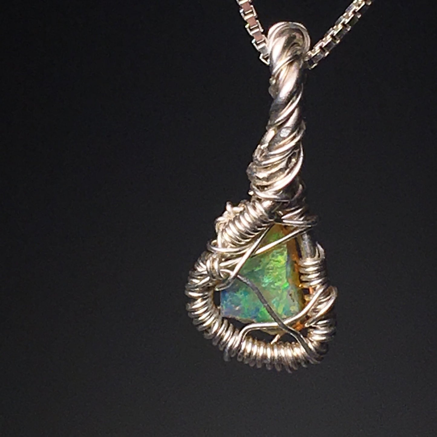 Fire Opal Pendant