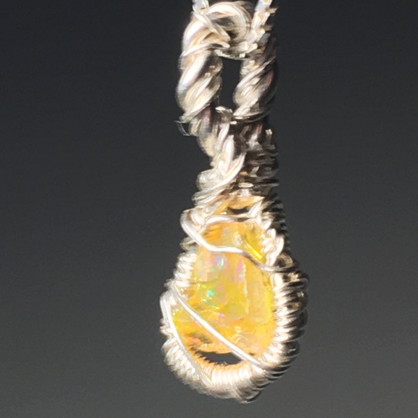 Fire Opal Pendant