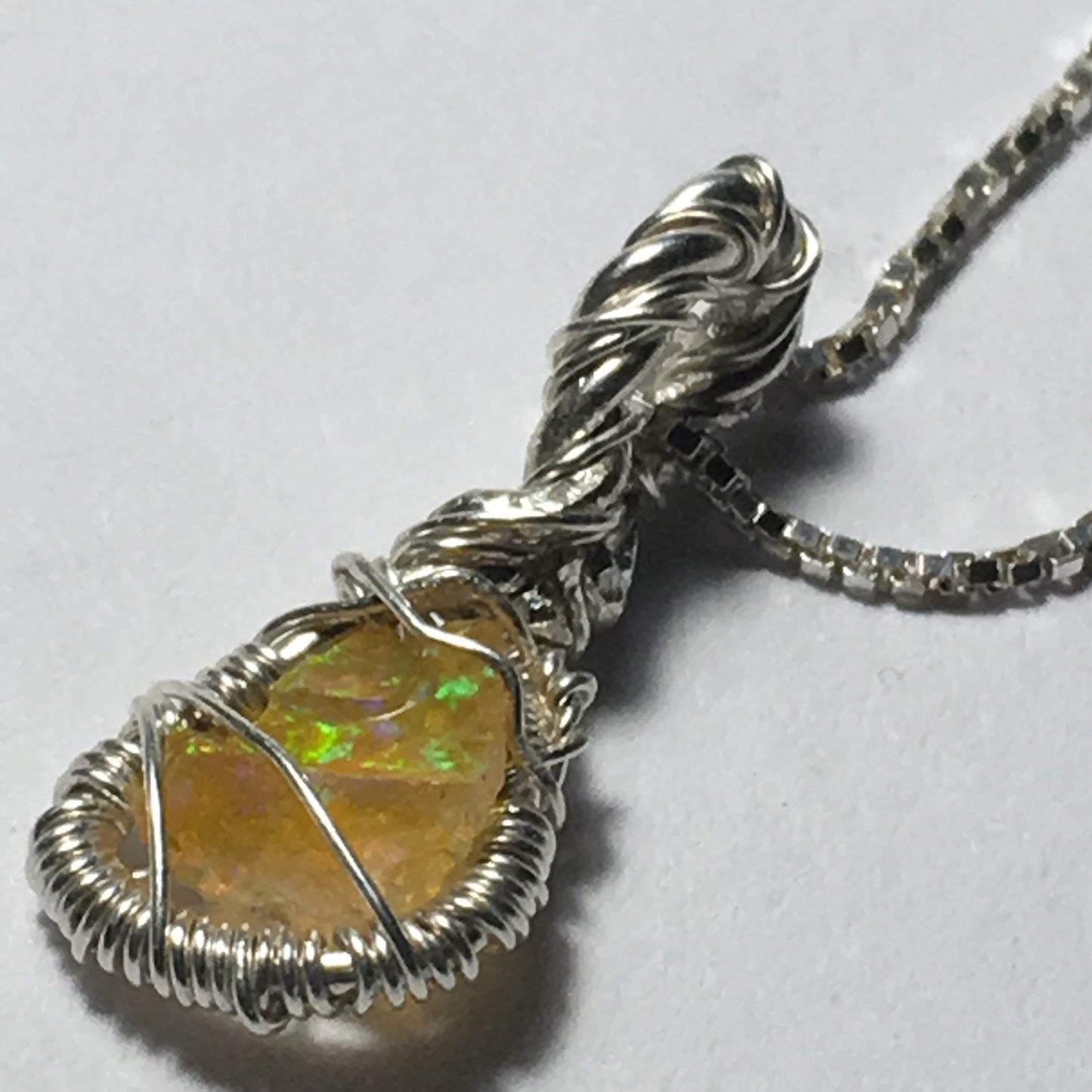 Fire Opal Pendant