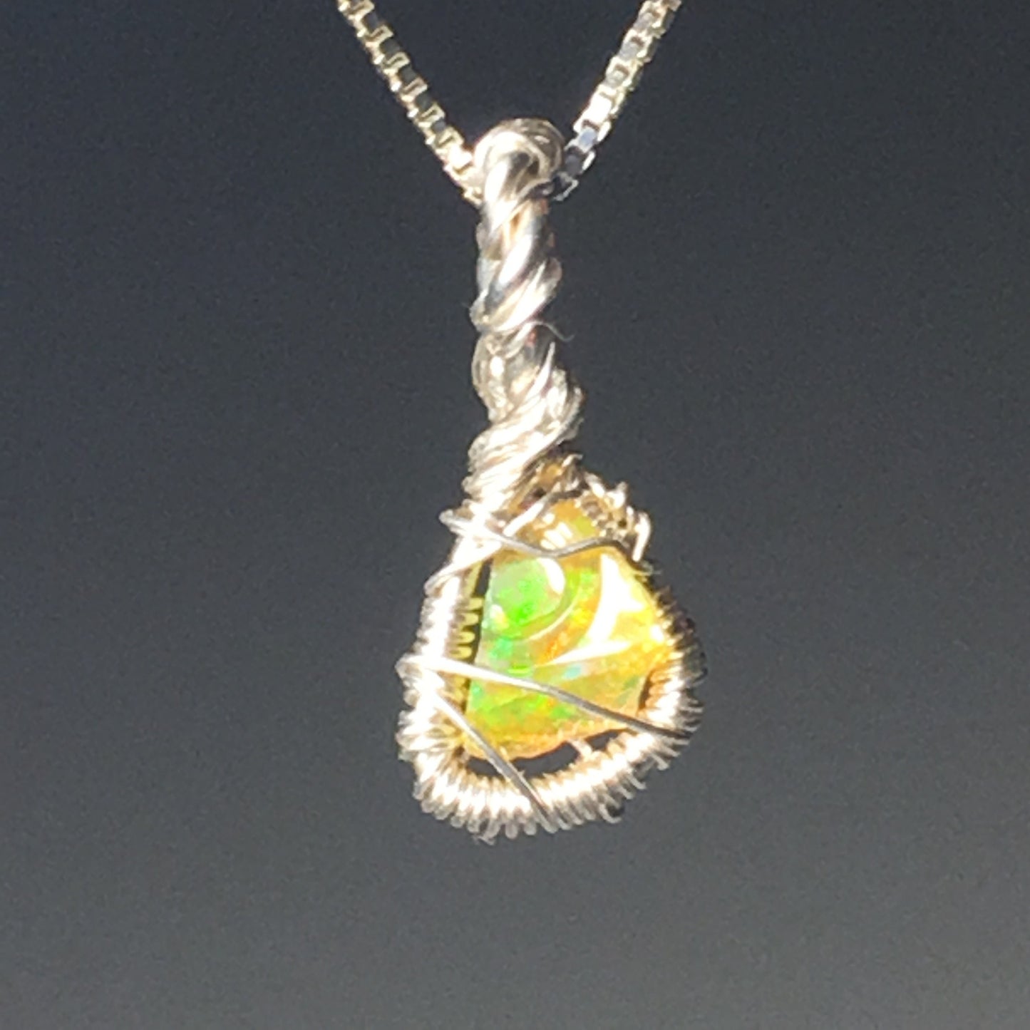 Fire Opal Pendant