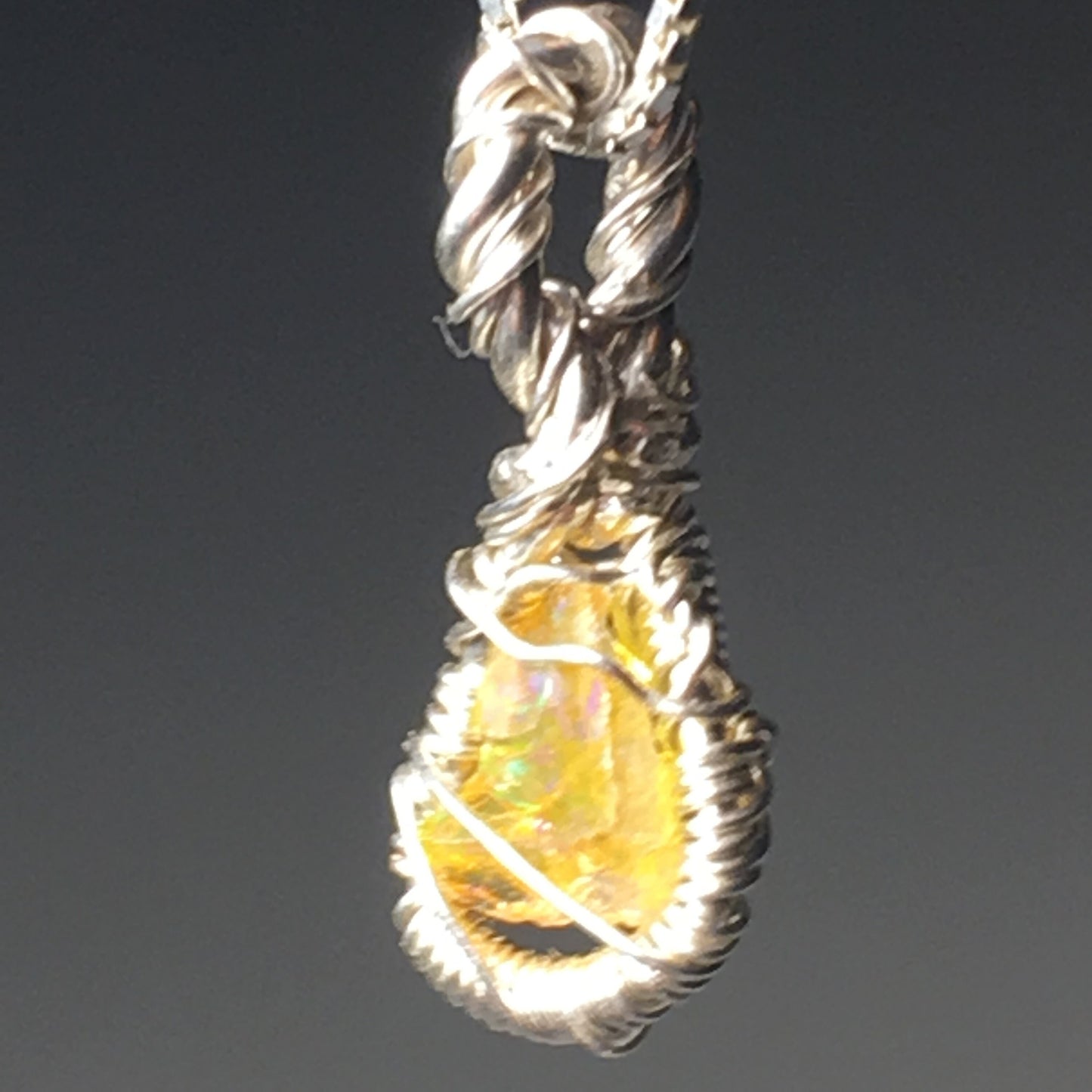 Fire Opal Pendant