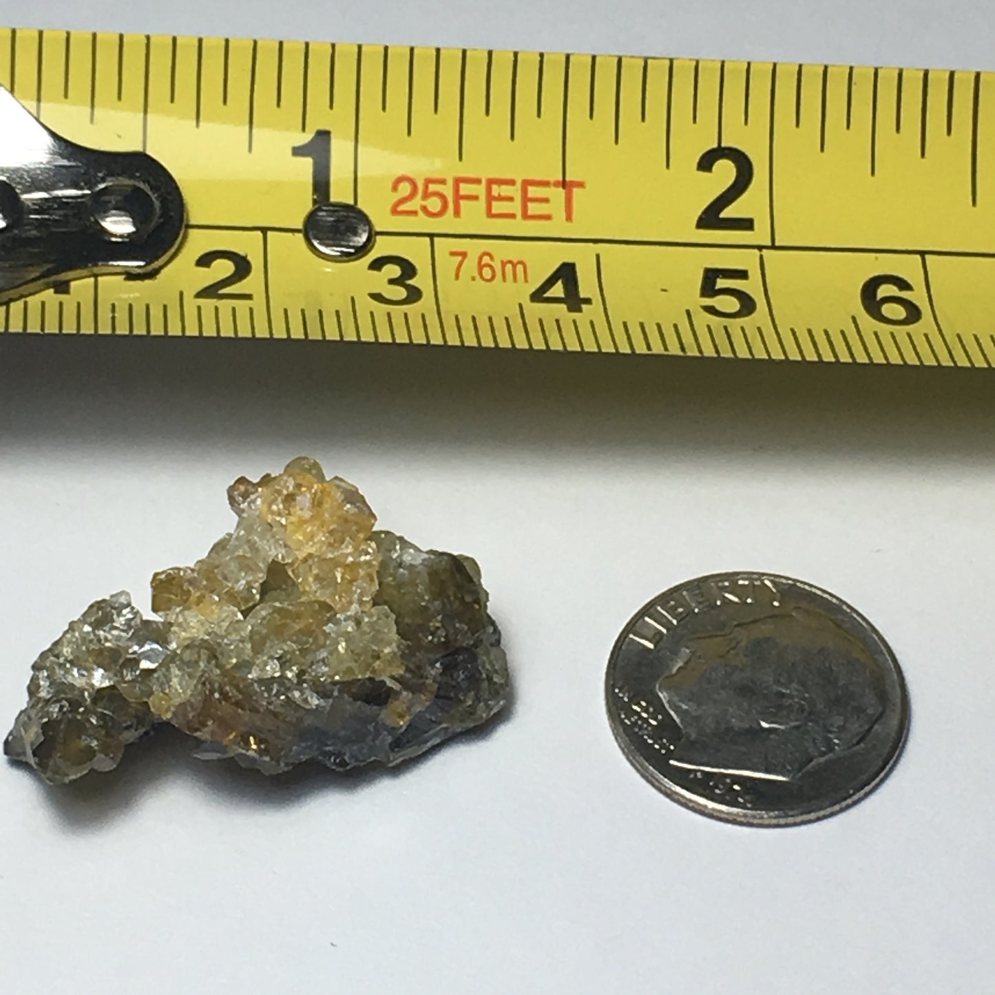 11.6g 1" Yellow Gemmy Zincite Cluster