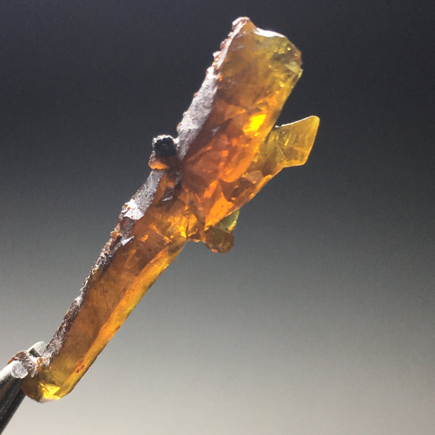 1 3/8" Orange Terminated Zincite Crystal 3.9g