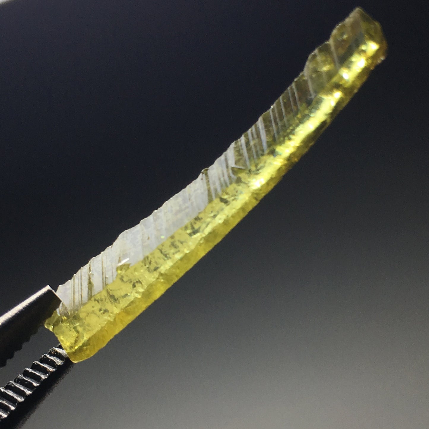 1 3/8" Green Curved Zincite Crystal