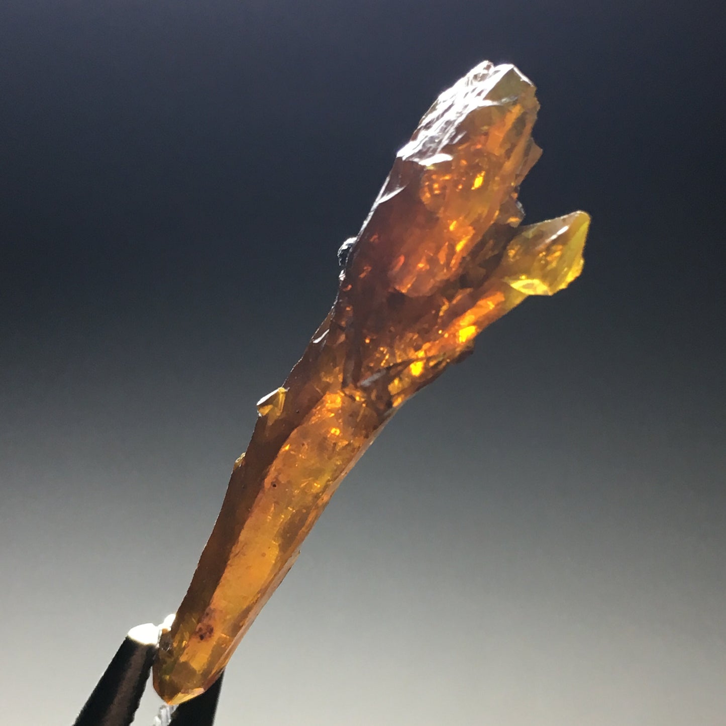 1 3/8" Orange Terminated Zincite Crystal 3.9g