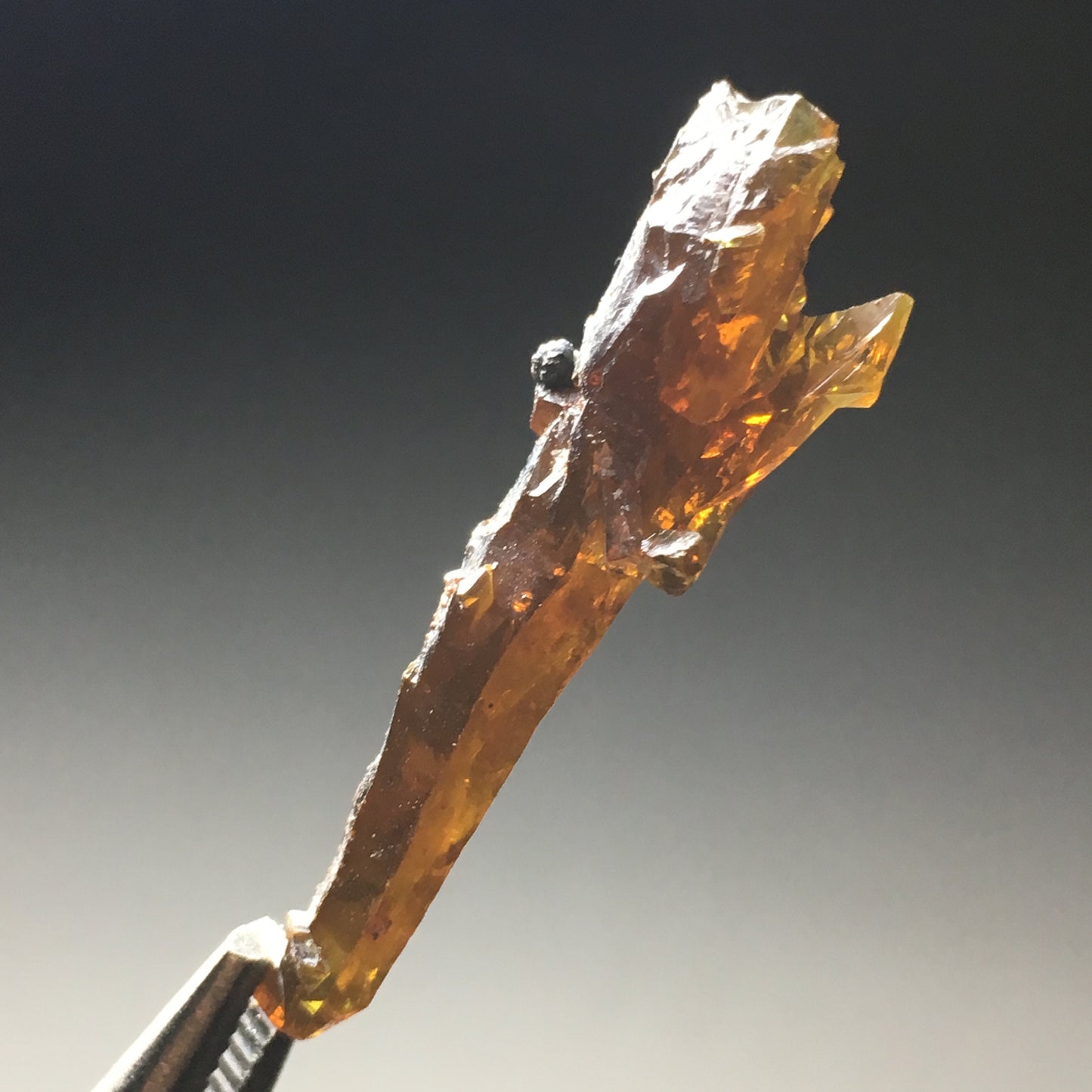 1 3/8" Orange Terminated Zincite Crystal 3.9g