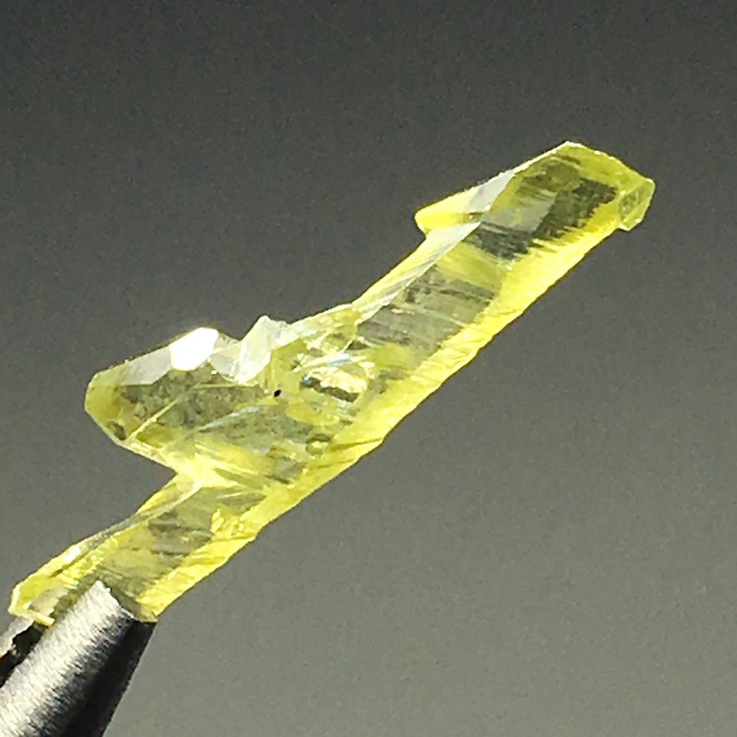 Green Zincite Gemmy Crystal Point Cluster