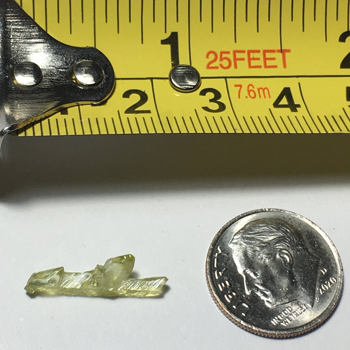 Green Zincite Gemmy Crystal Point Cluster