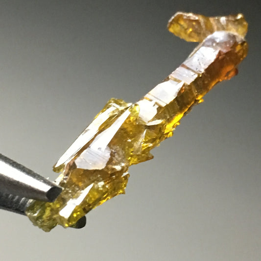 3.5g 1-3/8" Orange Yellow Zincite Crystal Cluster