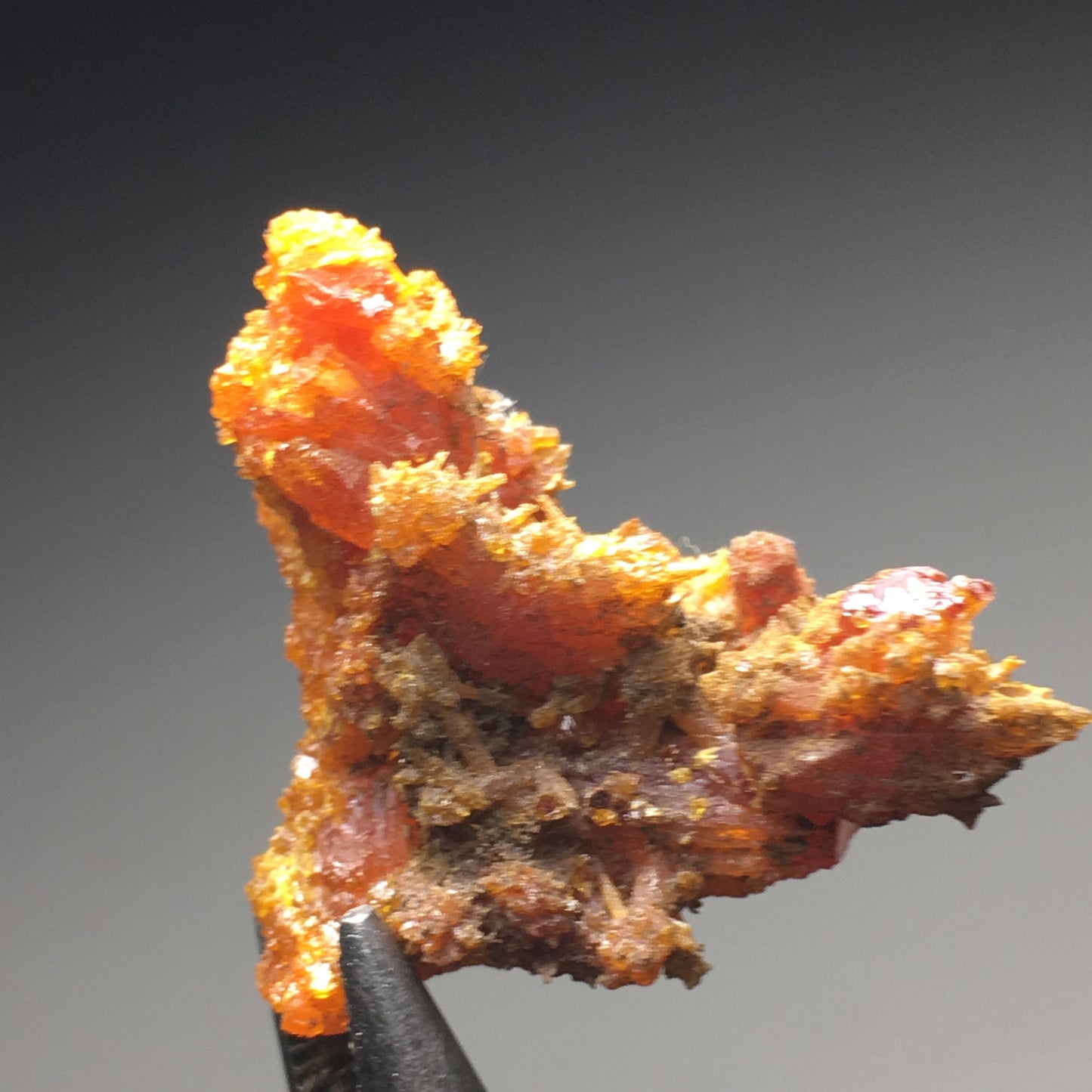 Red Zincite Cluster  From Poland