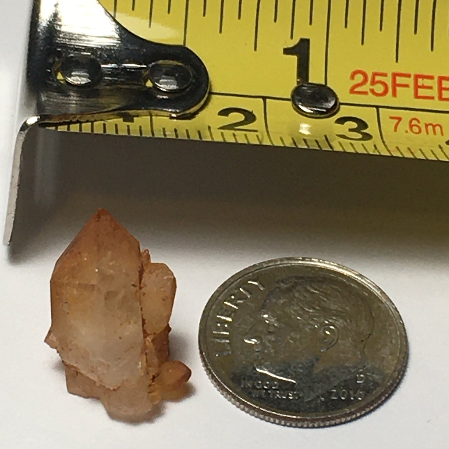 Terminated Golden Healer Quartz Cluster from Arkansas
