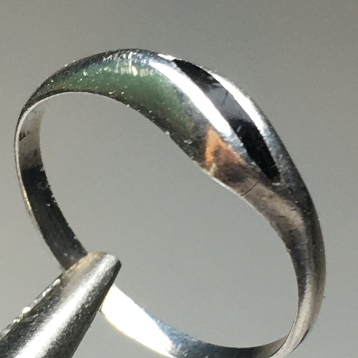 Sterling Silver Onyx Ring (Size 7-1/4)