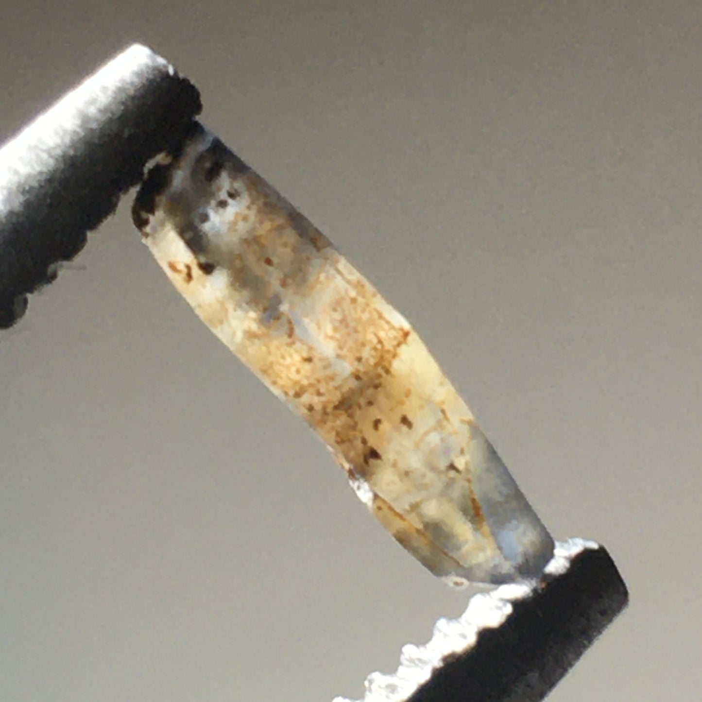Multi-color White and Blue Ceylon Sapphire Natural Untreated Formation 1ct