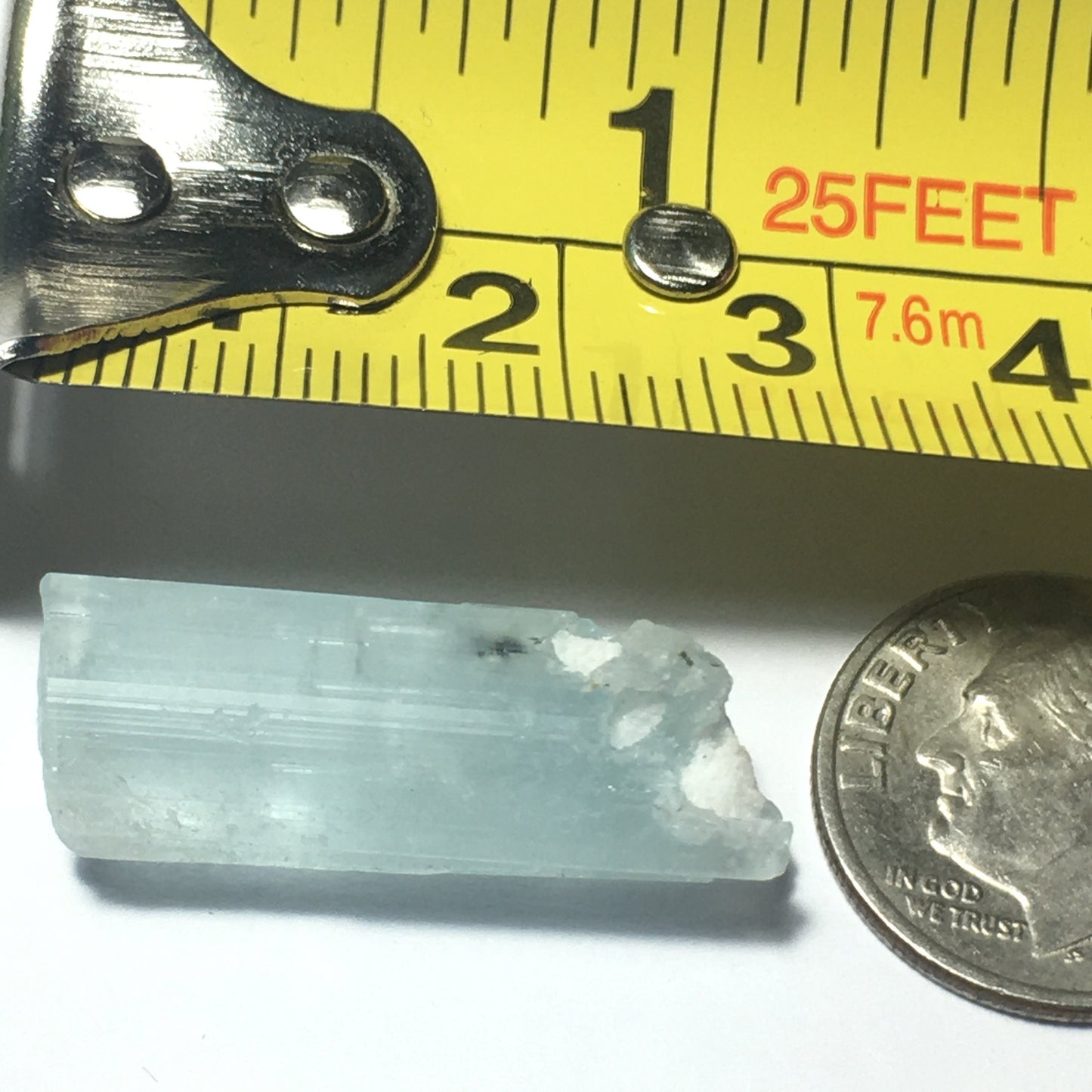 Terminated Gem Aquamarine 20 carats