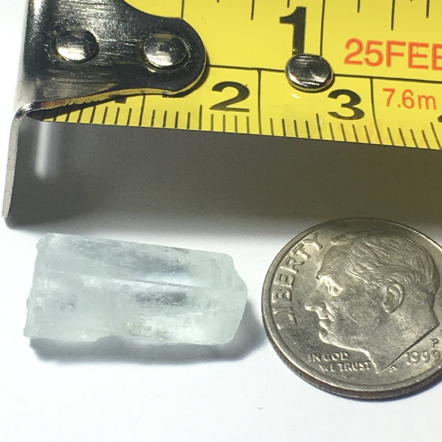 Gem Aquamarine with Black Tourmaline 9.4ct