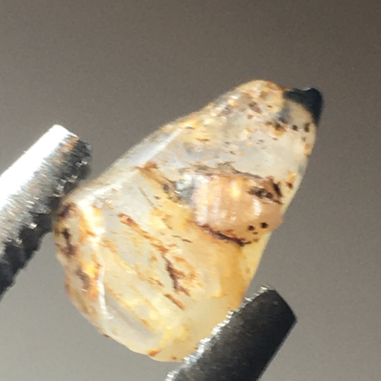 White and Blue Sapphire Natural Formation Unheated 4.5ct