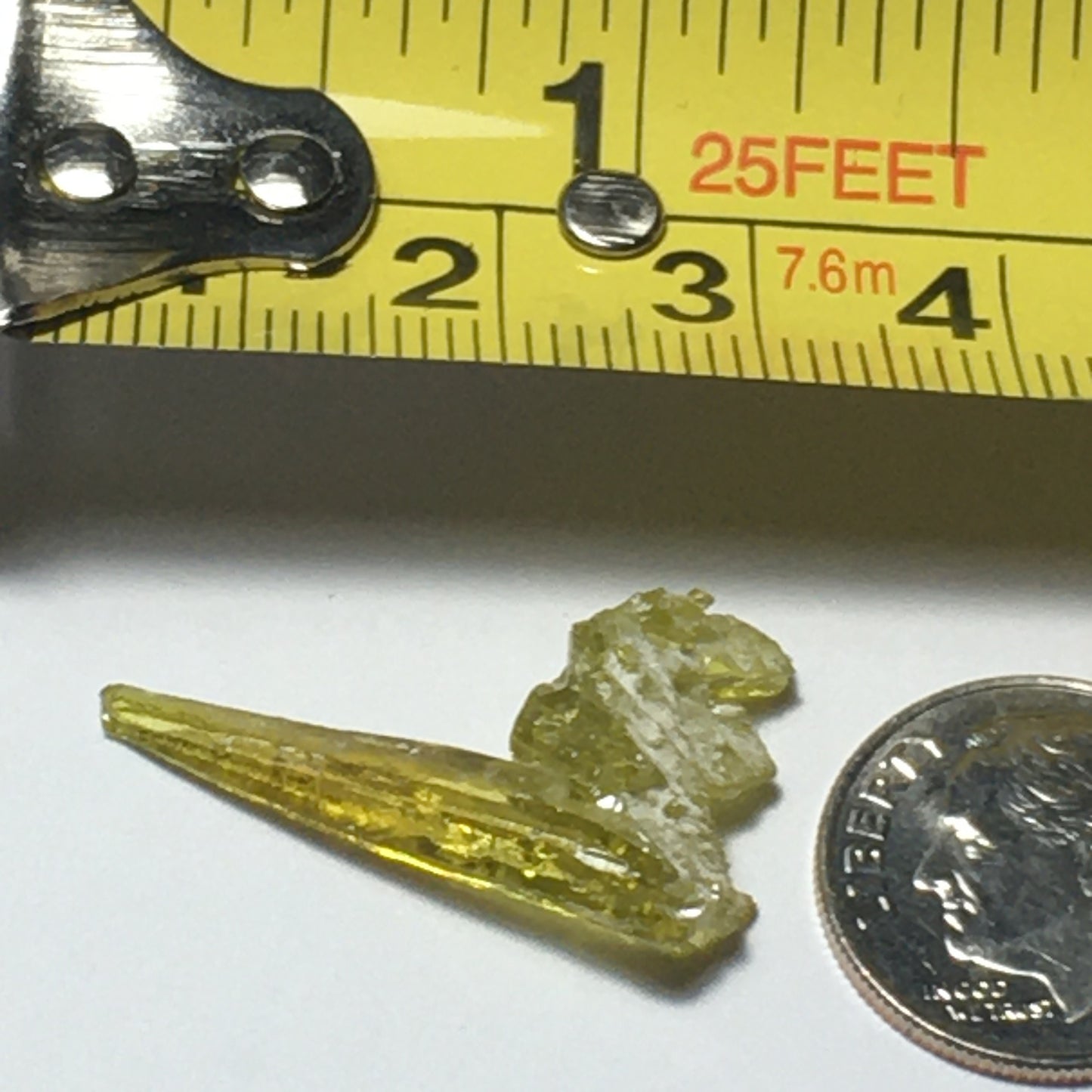 Large Yellow Zincite Crystal Cluster