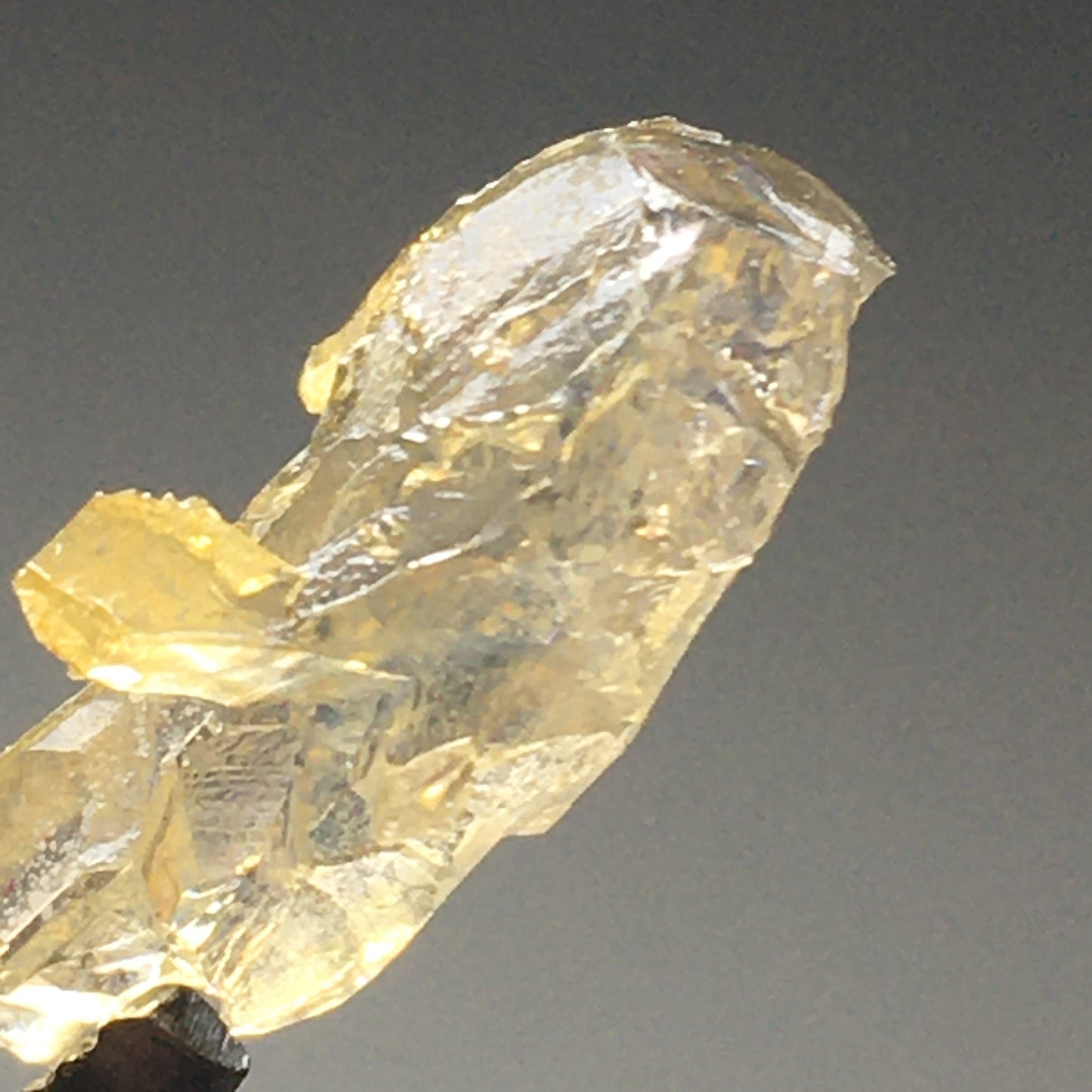 White Yellow Zincite Crystal