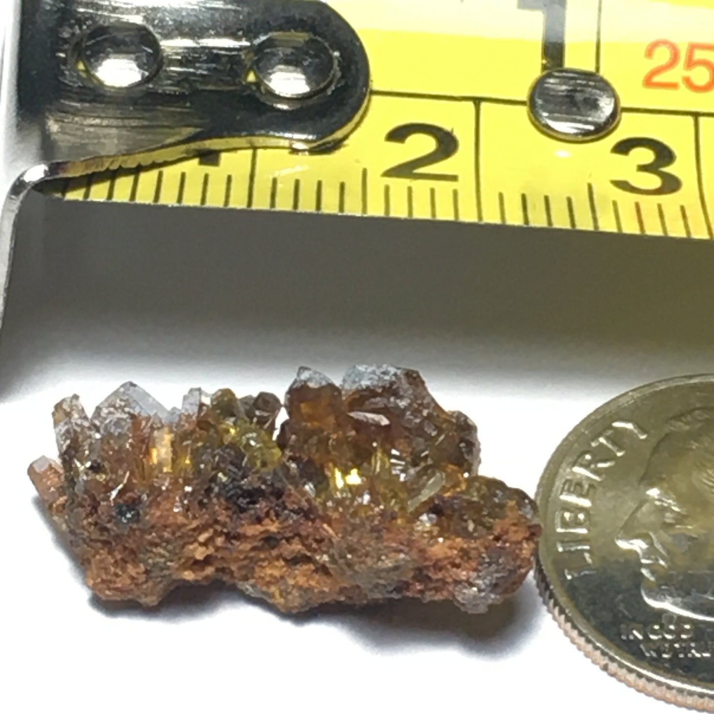 Orange Zincite Crystal Cluster