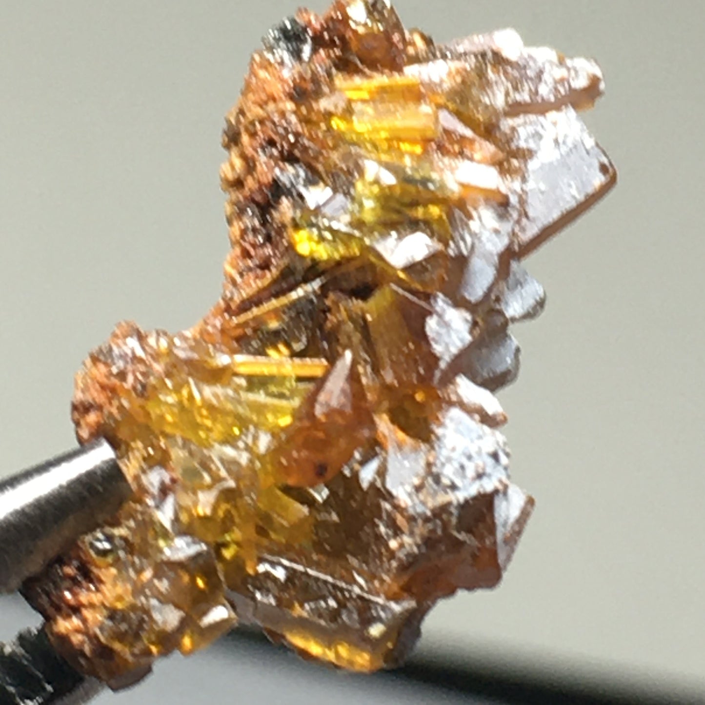 Orange Zincite Crystal Cluster