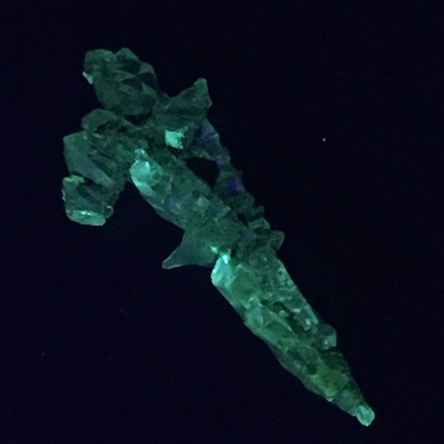 Green Zincite Crystal