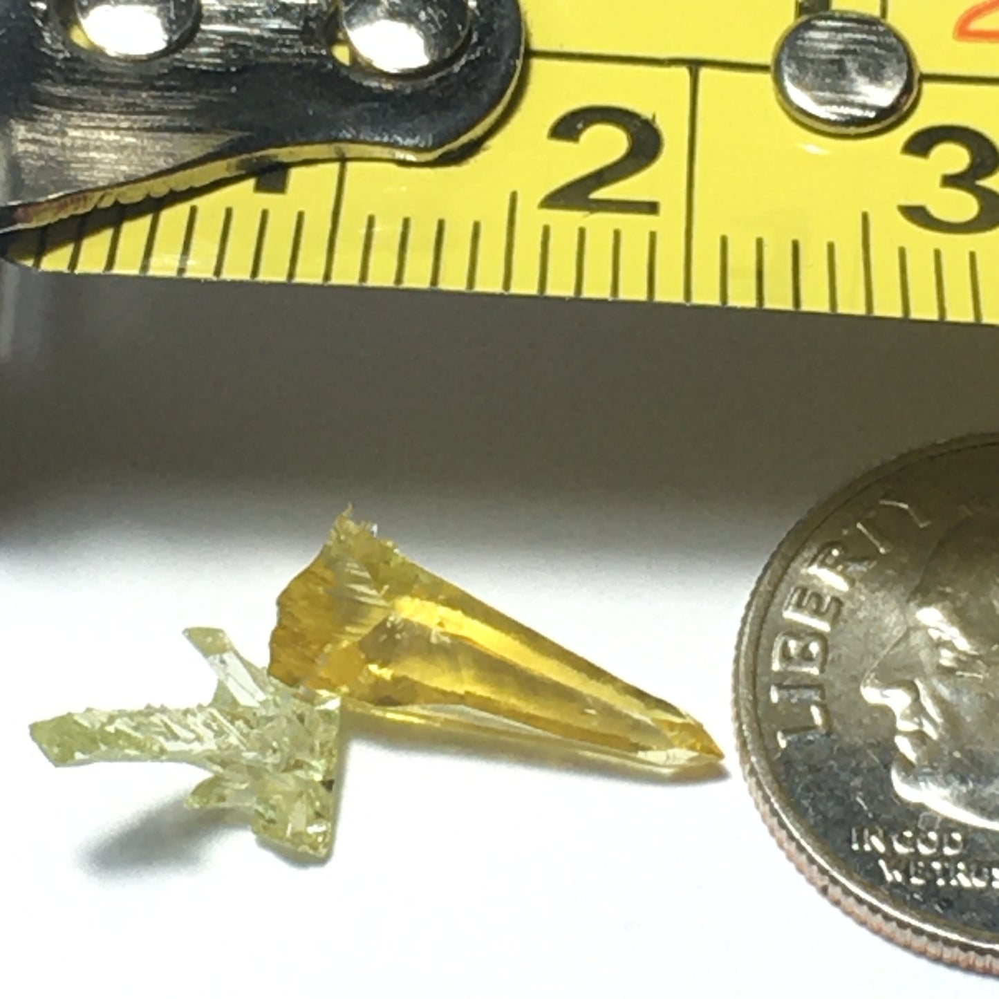AAA Vibrant Bright Yellow Zincite Crystal Point