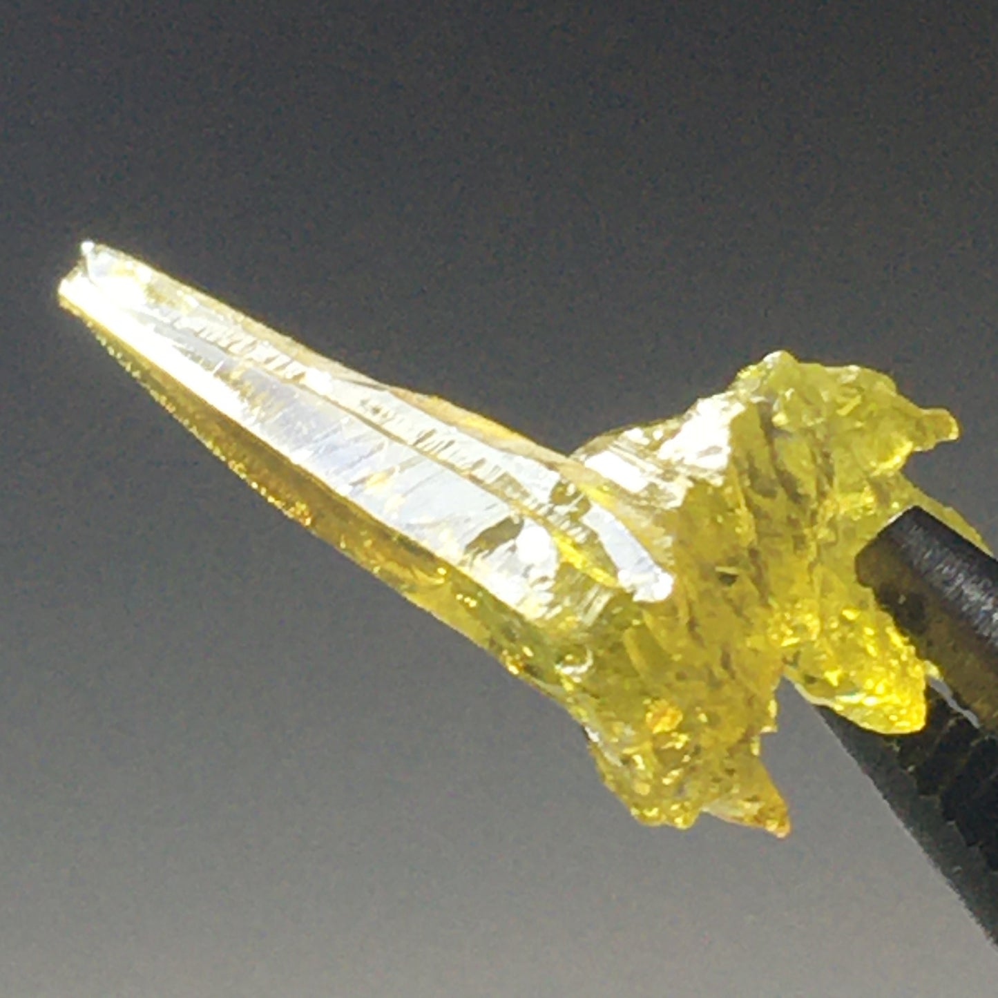 Large Yellow Zincite Crystal Cluster