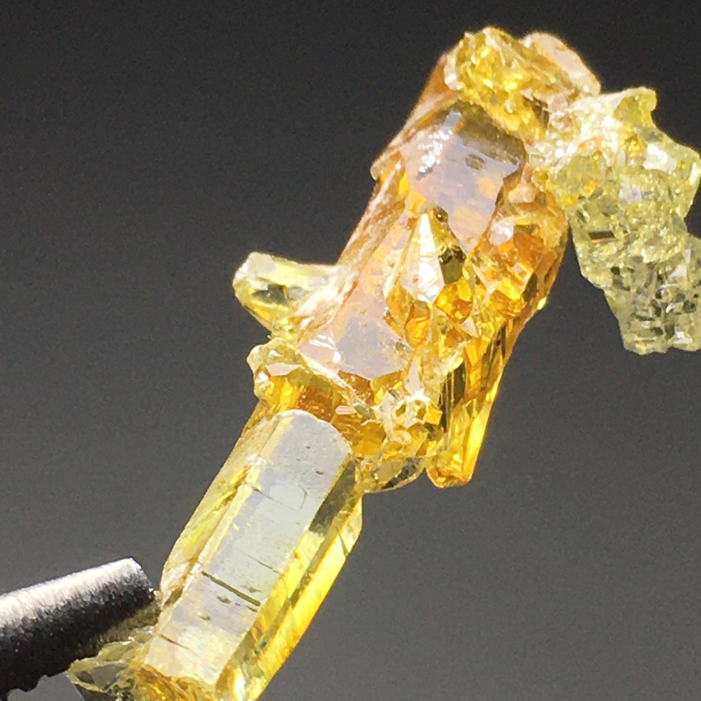Yellow Orange Zincite Crystal