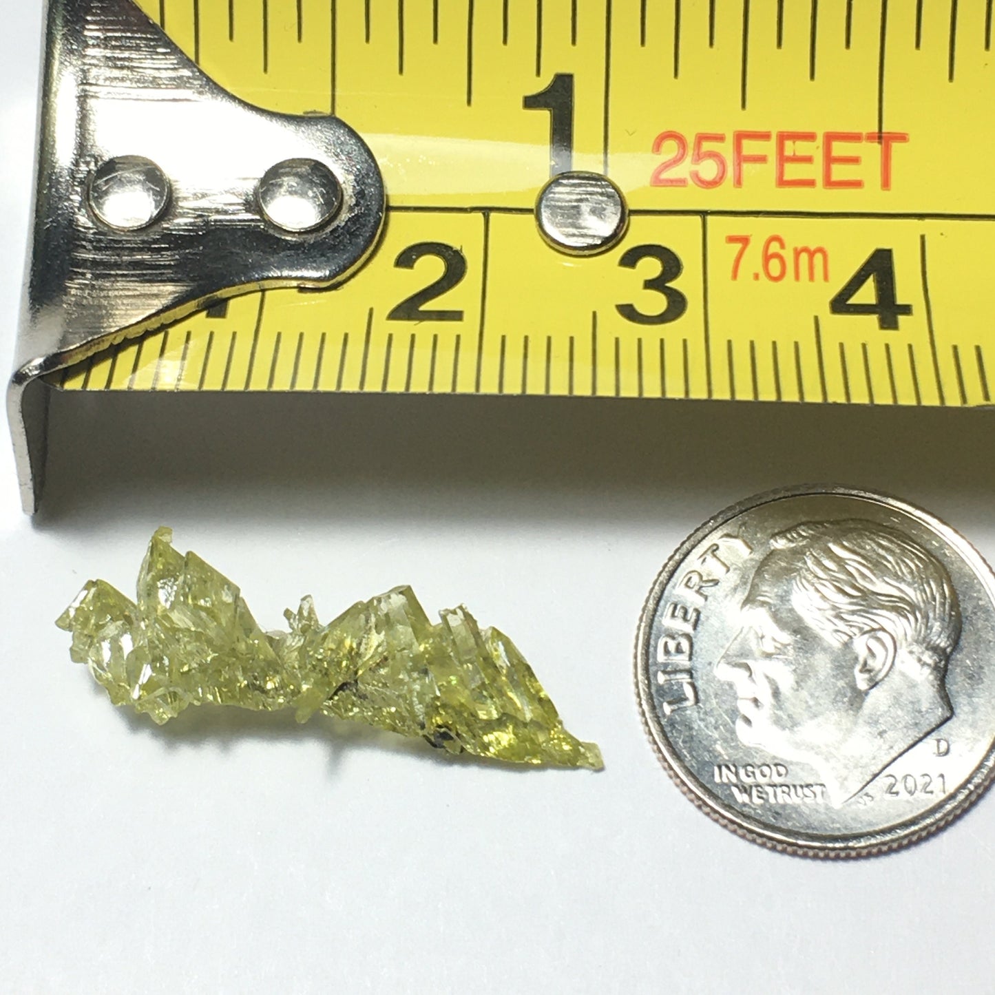 Green Zincite Crystal