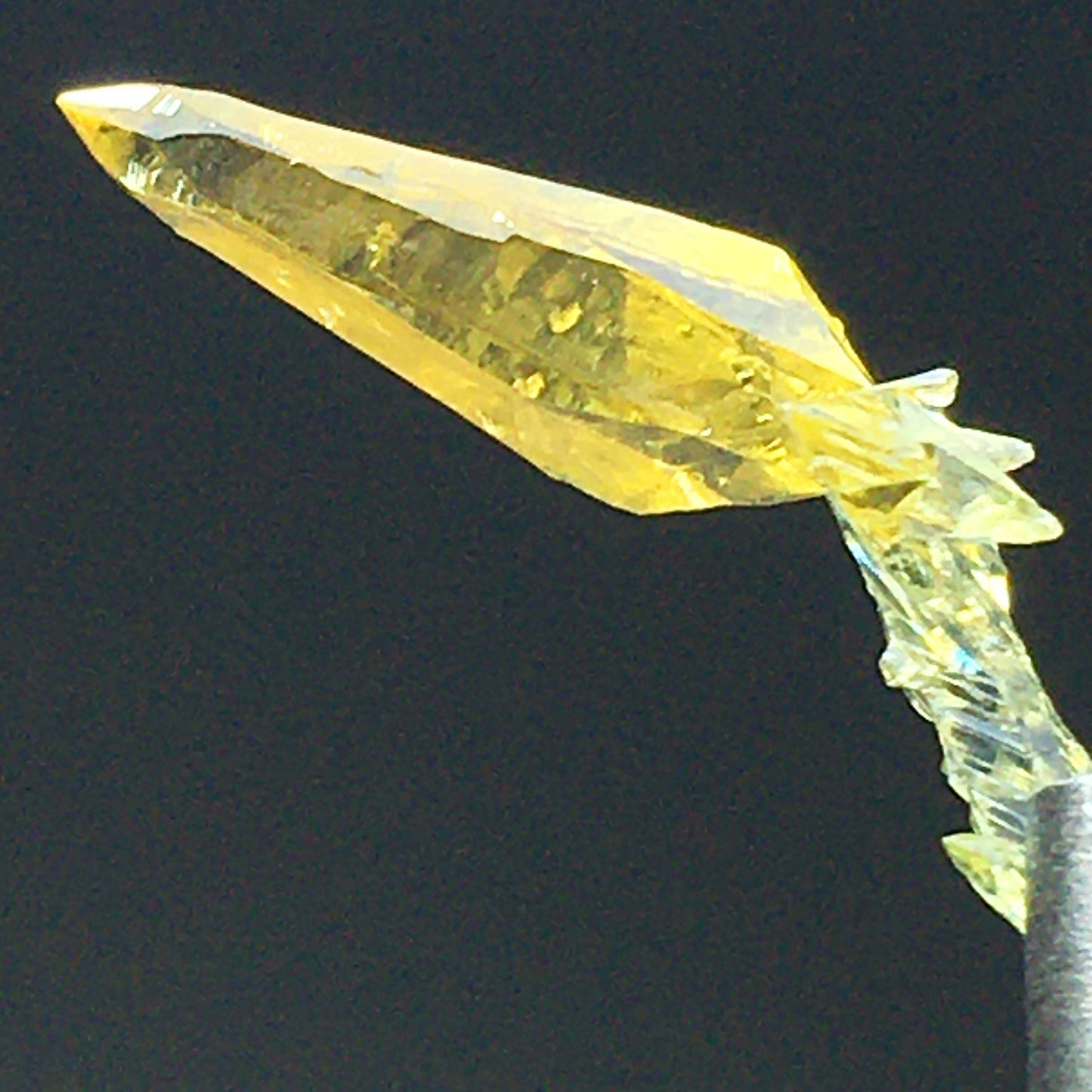 AAA Vibrant Bright Yellow Zincite Crystal Point