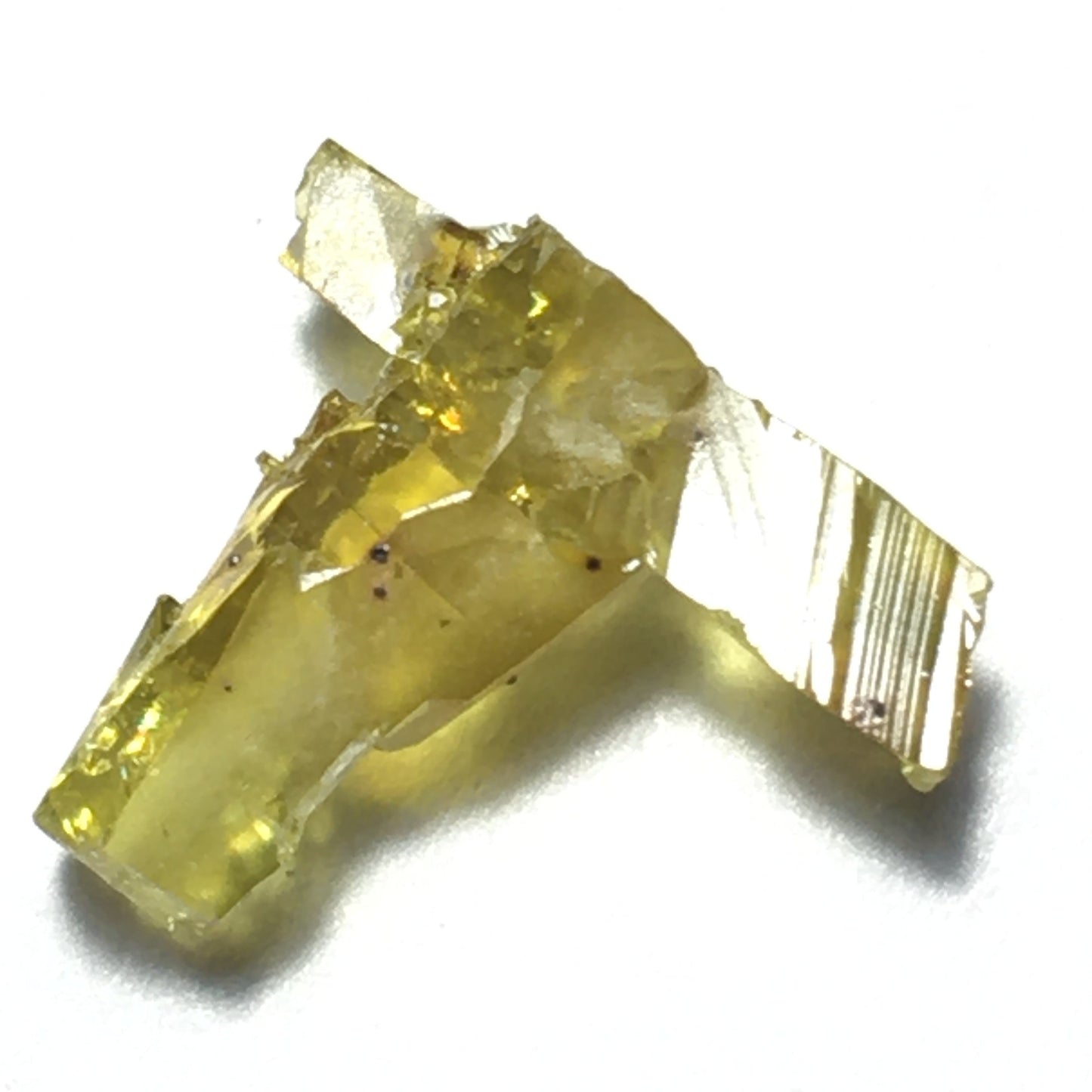 Small Yellow Zincite Crystal