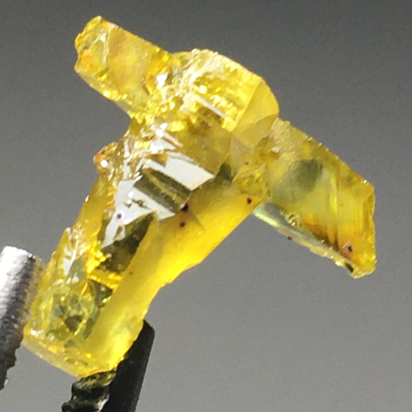 Small Yellow Zincite Crystal