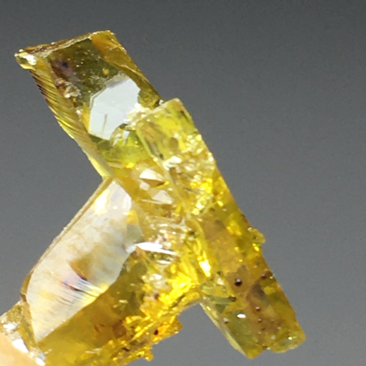 Small Yellow Zincite Crystal